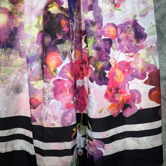 Women's Size 16 Liz Claiborne Floral Floral Fit-and-Flare A-Line Dress - Picture 4 of 16